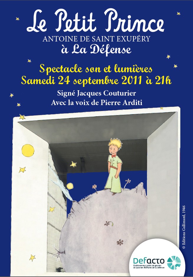 Coming soon: the Little Prince in La Défense…