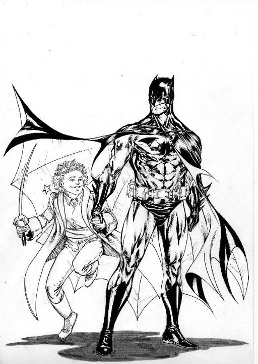 The Little Prince and Batman!