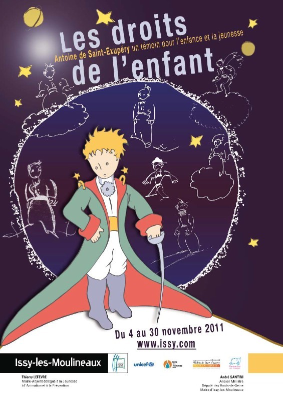 Issy-les-Moulineaux: children meet the Little Prince