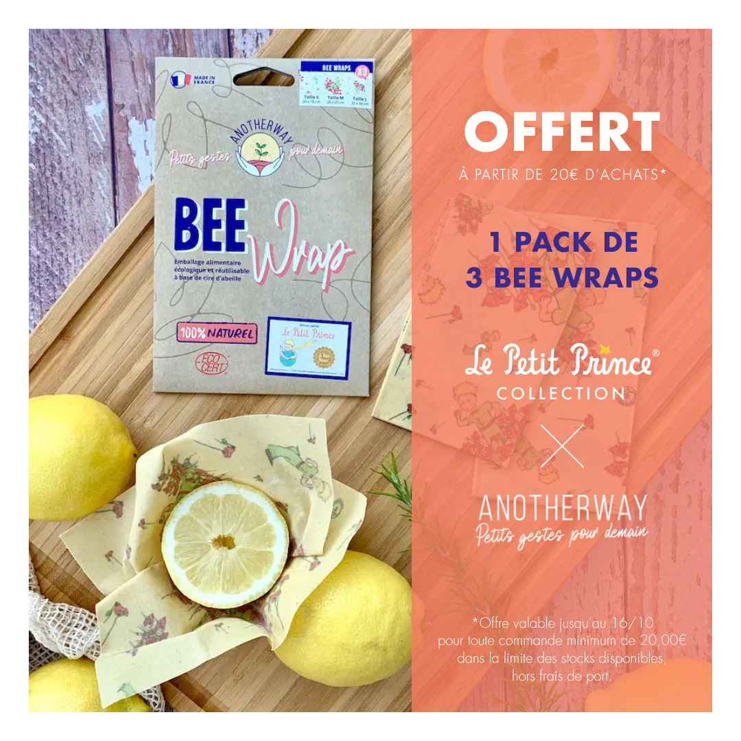 Get your free The Little Prince 3-pack Bee Wraps!