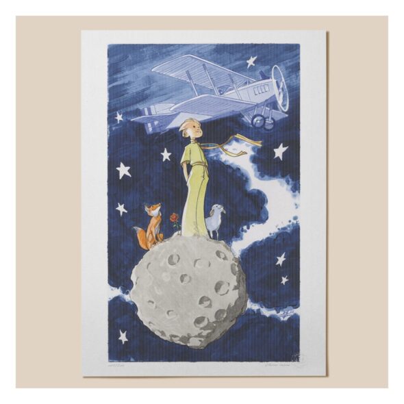 New The Little Prince Art print by Olivier Vatine in limited edition