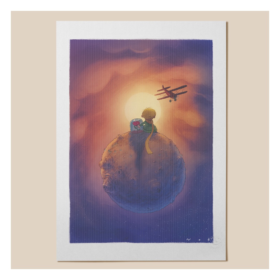New The Little Prince Limited edition art print by Nob!