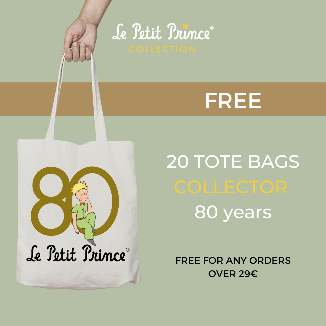 20 Free Tote Bags The Little Prince « Special 80 Years » !